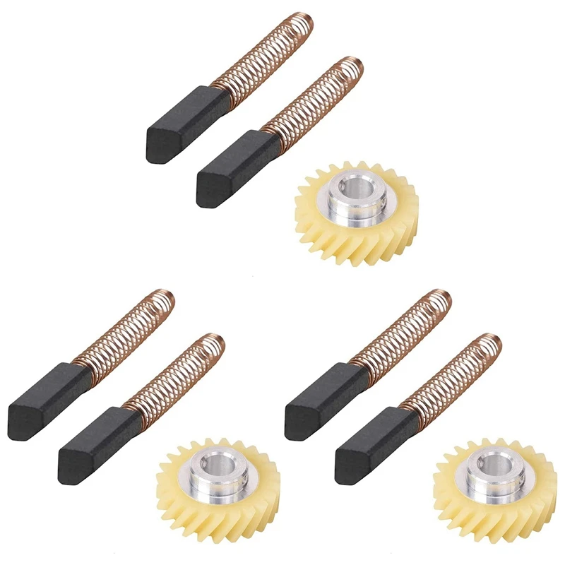 

9X W10112253 9706416 Motor Brush W10380496 4162897 Mixer Worm Drive Gear For Kitchenaid Stand