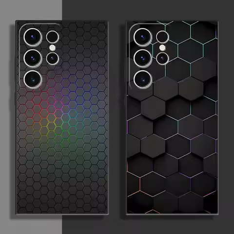 Carbon Fiber Phone Case for Samsung Galaxy S25 S24 Ultra S20 FE S22 S21 Plus S23 Cover