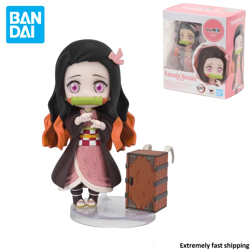 In Stock Bandai Figuarts Mini Demon Slayer Kamado Nezuko  Action  Figure Anime Model Toy Gift