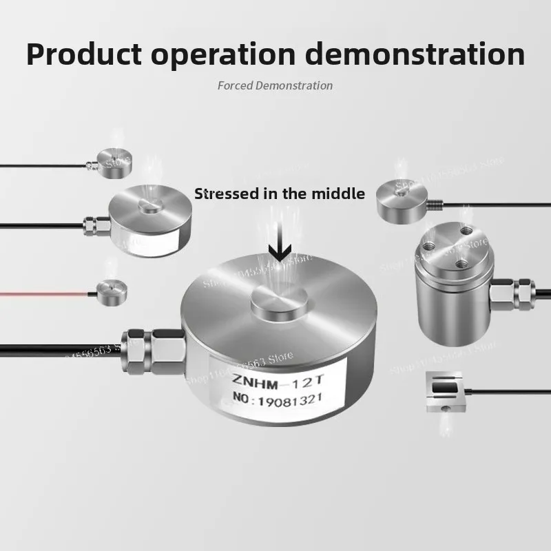 High Precision Miniature Pressure Load Sensor Industrial Grade Small Size Load Sensor Stainless Steel