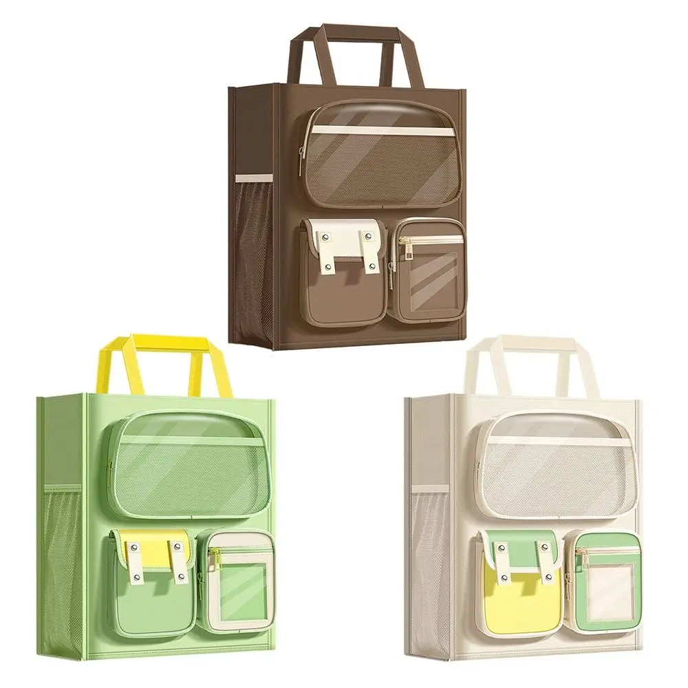 Simpe قماش حقيبة تعليمية ثمانية طبقات سعة كبيرة الفن حقيبة يد القرطاسية حقيبة التخزين الطلاب