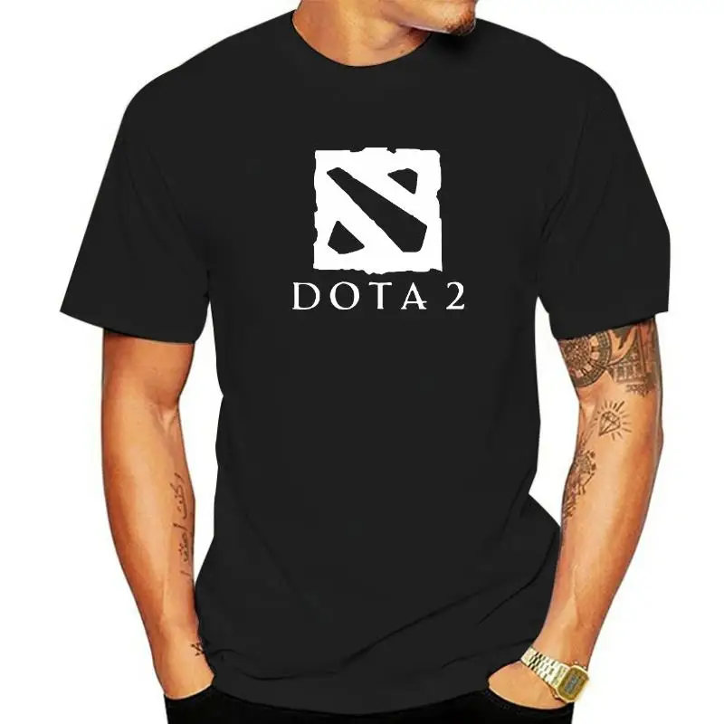 Defense of the Ancients T Shirt Men DOTA 2 Man T-Shirt Multiplayer Game Mens tshirt Cotton O Neck Camisetas Tops Plus Size