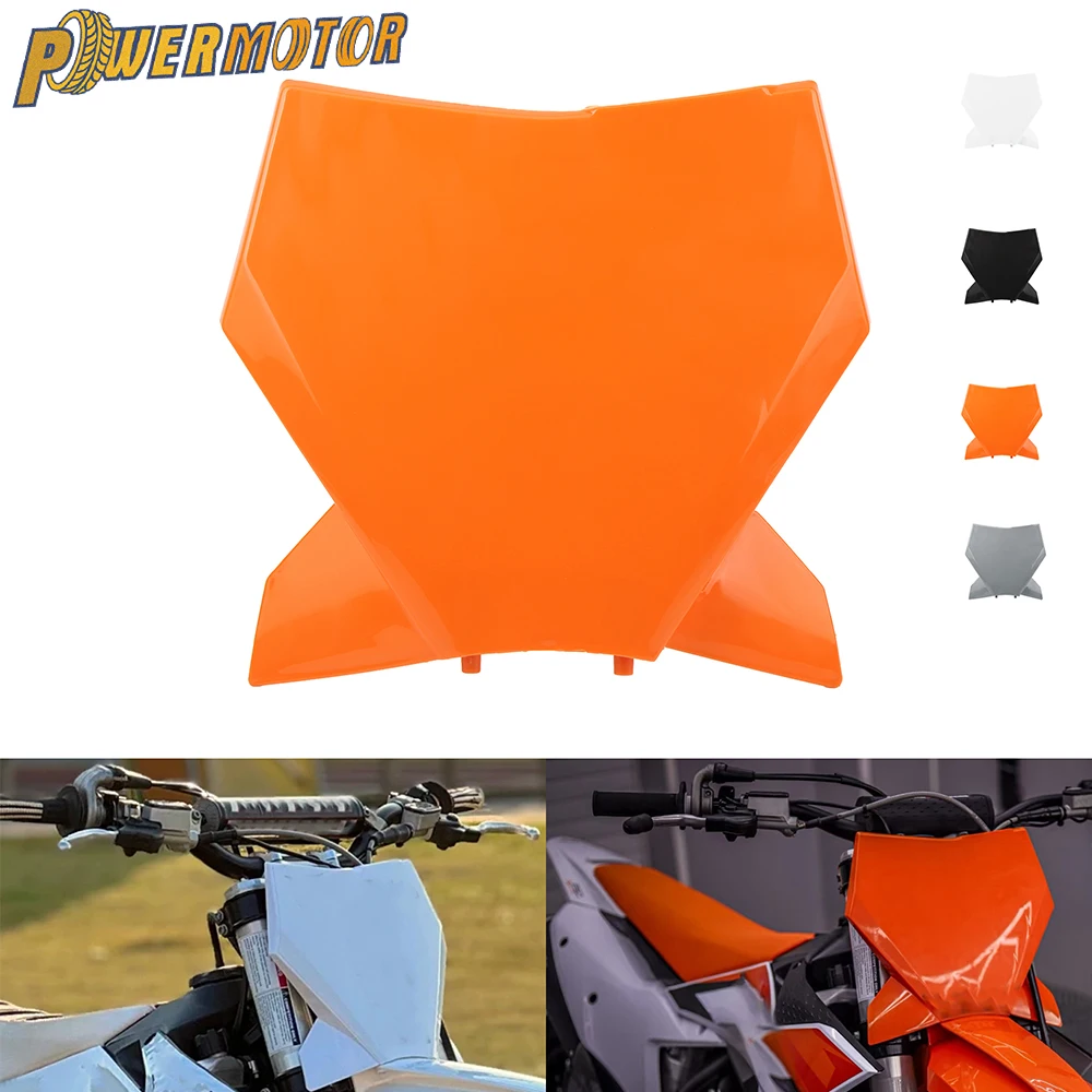 Motorrad-Vordernummernschild für KTM SX SX-F XC XC-F 125 250 300 350 450 2023 2024 Kunststoffabdeckung Motocross Dirt Bike Teile