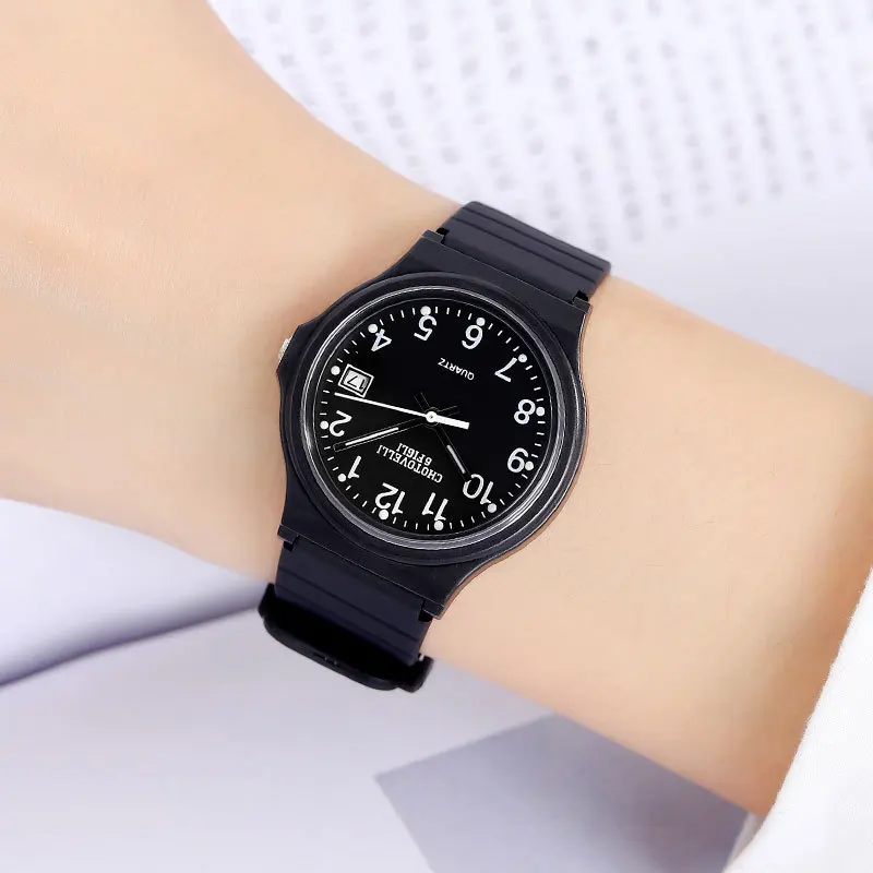 2022 Fashion Waterproof Casual Sport Watch for Women Calendar Simple Unisex Gel Band Quartz Wristwatches Reloj Mujer часы