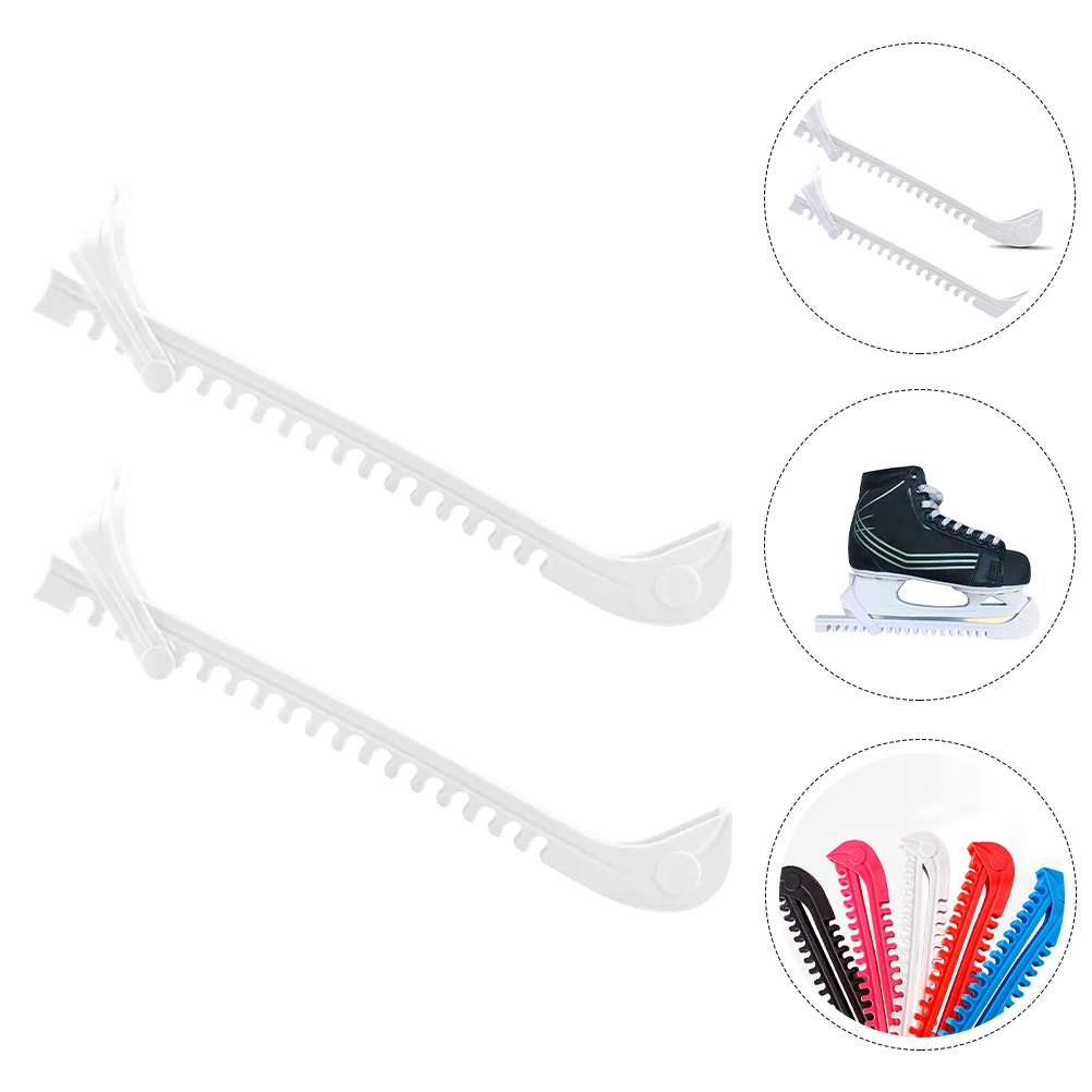 Hockey Blade Covers Skate Skates Set Guards Portable Blades White Pxc Synthesis Wear-resistant Protectors