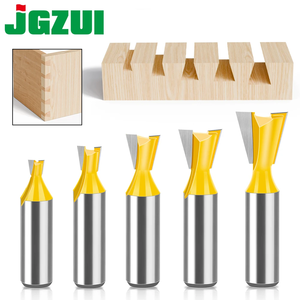 Shank Dovetail Joint Router Bits Grupo 14 Graus Fresa para Madeira 14 12 mm mm 12 mm