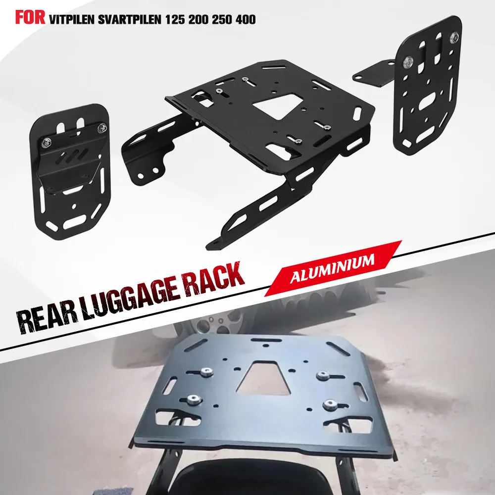 Saddlebag Support Bar Mount Bracket for Husqvarna Svartpilen 125 200 250 401 Vitpilen 250/401 Side Luggage Racks Pannier Racks
