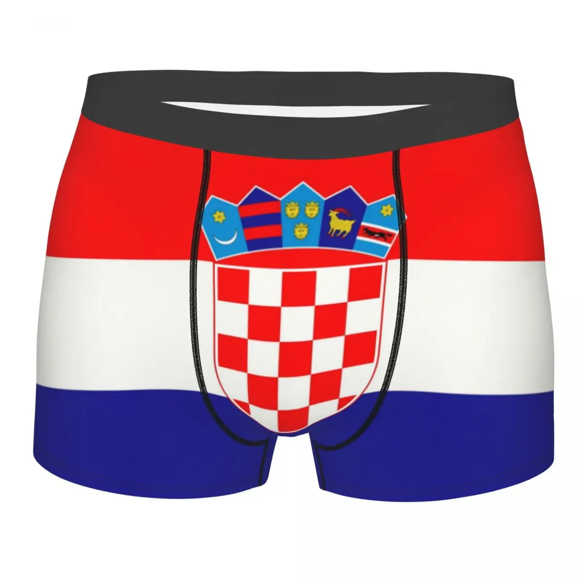 Flag Of Croatia Underwear Men Sexy Printed Customized Boxer Shorts Panties Briefs Soft Underpants