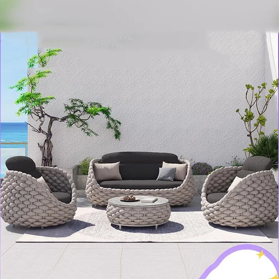 Ensembles de meubles d\'extérieur de jardin, table en rotin, piscine, ensembles de canapé, arrière moderne, café, chaises JPeoples