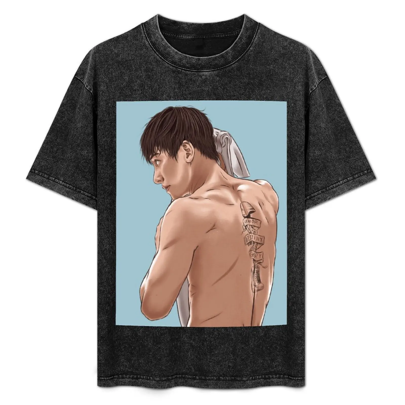 

Sexy Ji Chang Wook T-Shirt Large Size Casual Tee Shirt