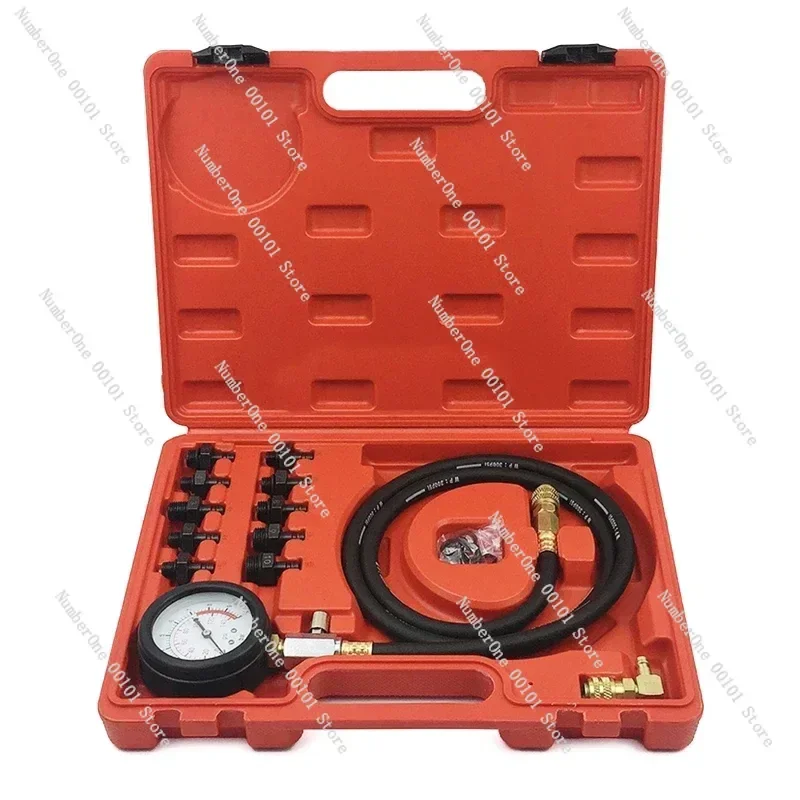 Oil Testing Pressure Compression Kit Tester - Gauge Mechanical Engine