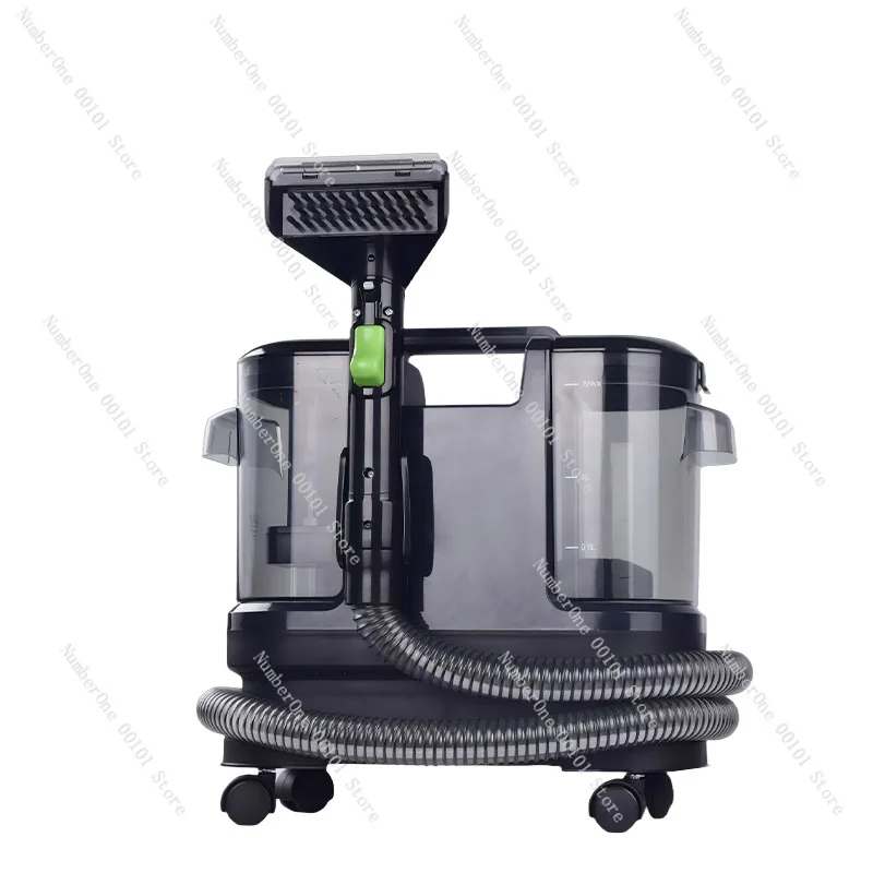 Portable Fabric Washing Machine with Wheels for Sofa Curtain Carpet Mattress Cleaning Upholstery Deep Cleaner