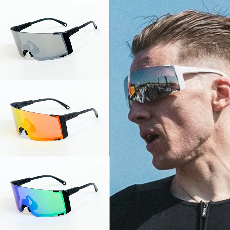 

Cycling glasses 3 lenses with polarized lenses Outdoor sports glasses Road bike Mountain bike protective glasses