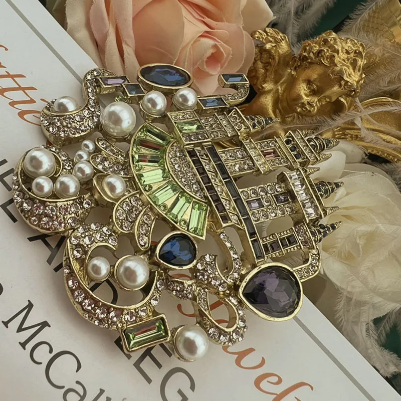 Spille Da Donna Con Strass Di Perle Di Design Di Lusso Accessori Gioielli Con Spille Con Lettere La Decorazione Di Abi Da 2,56 € | DHgate