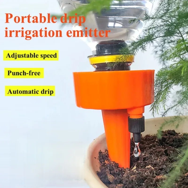 Drip Irrigation Automatic Plant Flowerpot Waterers System Adjustable Water Spikes Taper Plants Pot Automatic Houseplant Watering