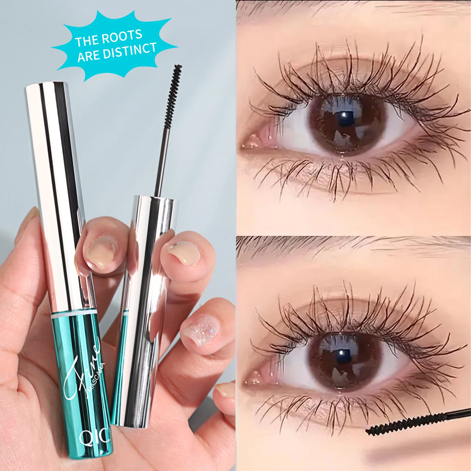 Mascara Lash Lengthening Curling Thick Mascara Non-smudg Natural Waterproof Quick Dry Long Lasting Eye Makeup Cosmetics
