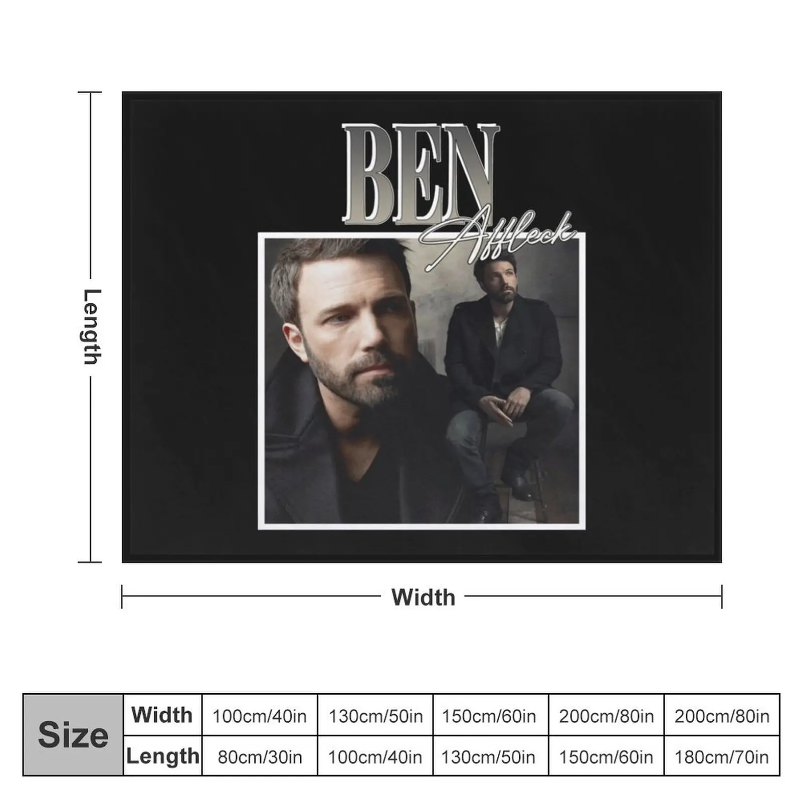 Ben affleck Classic Throw Blanket christmas gifts Decorative Sofa Blankets