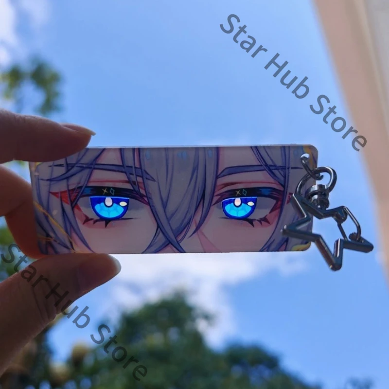 Honkai: Star Rail Phainon Mydei Tribbie Pervious To Light Acrylic Narrow Pendant Keychain Backpack Charm Cosplay Souvenir Gifts