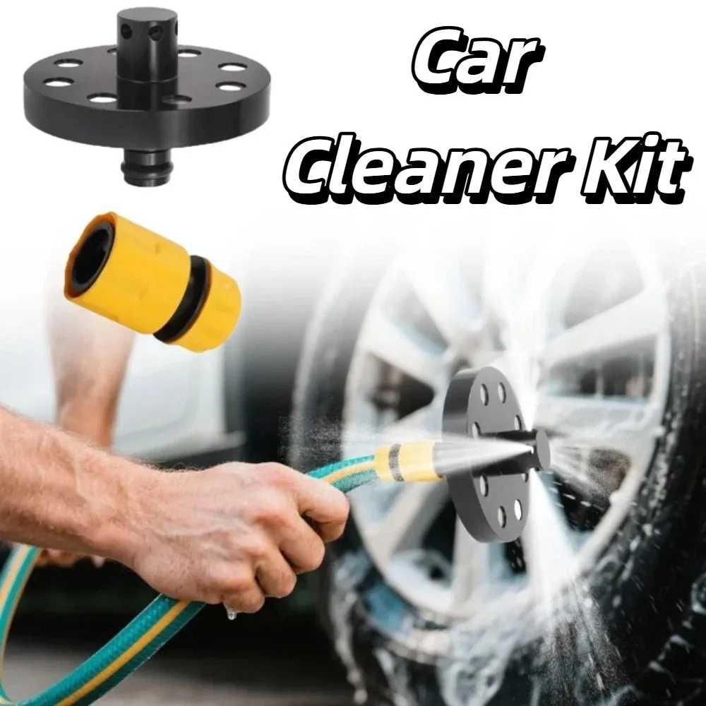 Magnetic O-Ring Chassis Cleaner Quick Coupling High Pressure Hose Adapter Chassis Flusher Portable Design 360° Spinning Nozzle