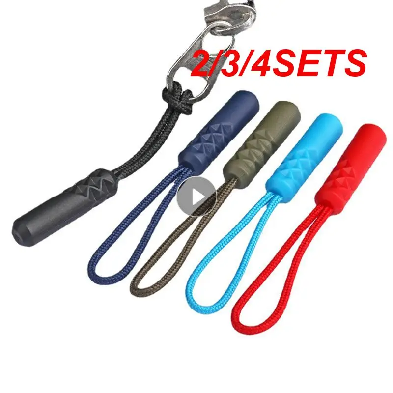 2/3/4SETS Suitcase Tent Backpack Zipper Pull The Details Are Polished Easy To Install 1.3g/piece General Mountaineering Supplies