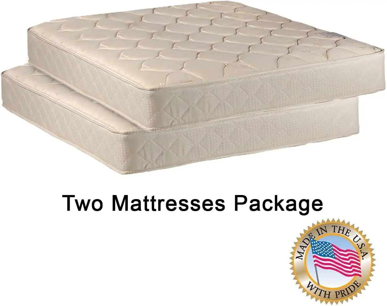Twin Size Metal Day Bed Frame & Pop Up Trundle with Great Firm Mattresses Included Package Deal! bean bag