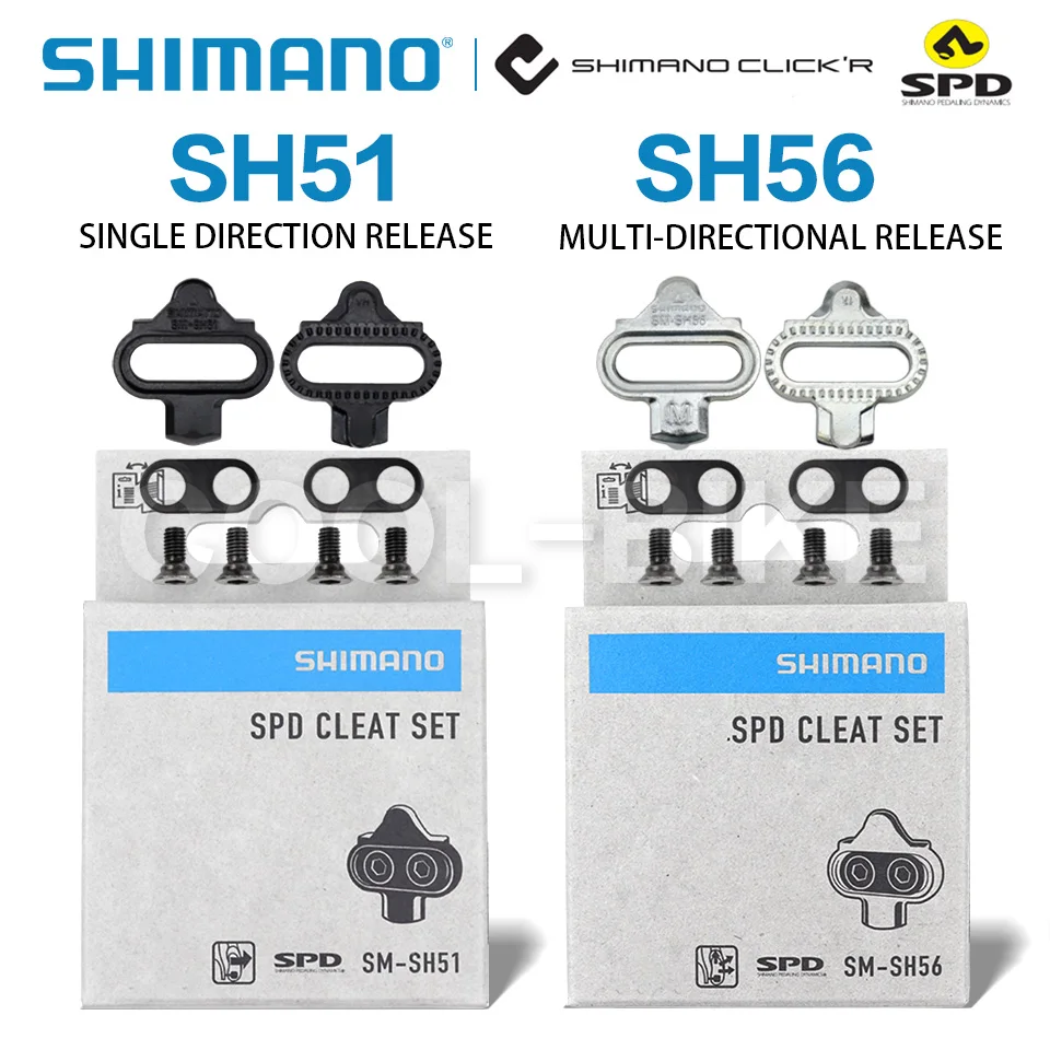 

SHIMANO SPD SM-SH51 SH56 Блоки для педалей для MTB велосипеда Однонаправленная велосипедная обувь Бутсы для M520 M540 Запчасти для велосипеда