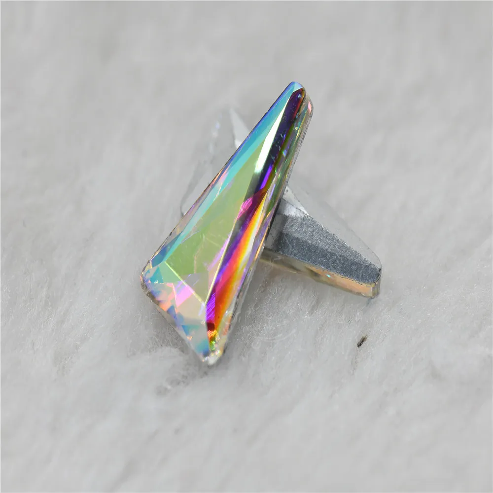 tower shape11mmx22mm Craft Gems crystal Rhinestone Strass pointback dress Rhineston decoration glue on glues