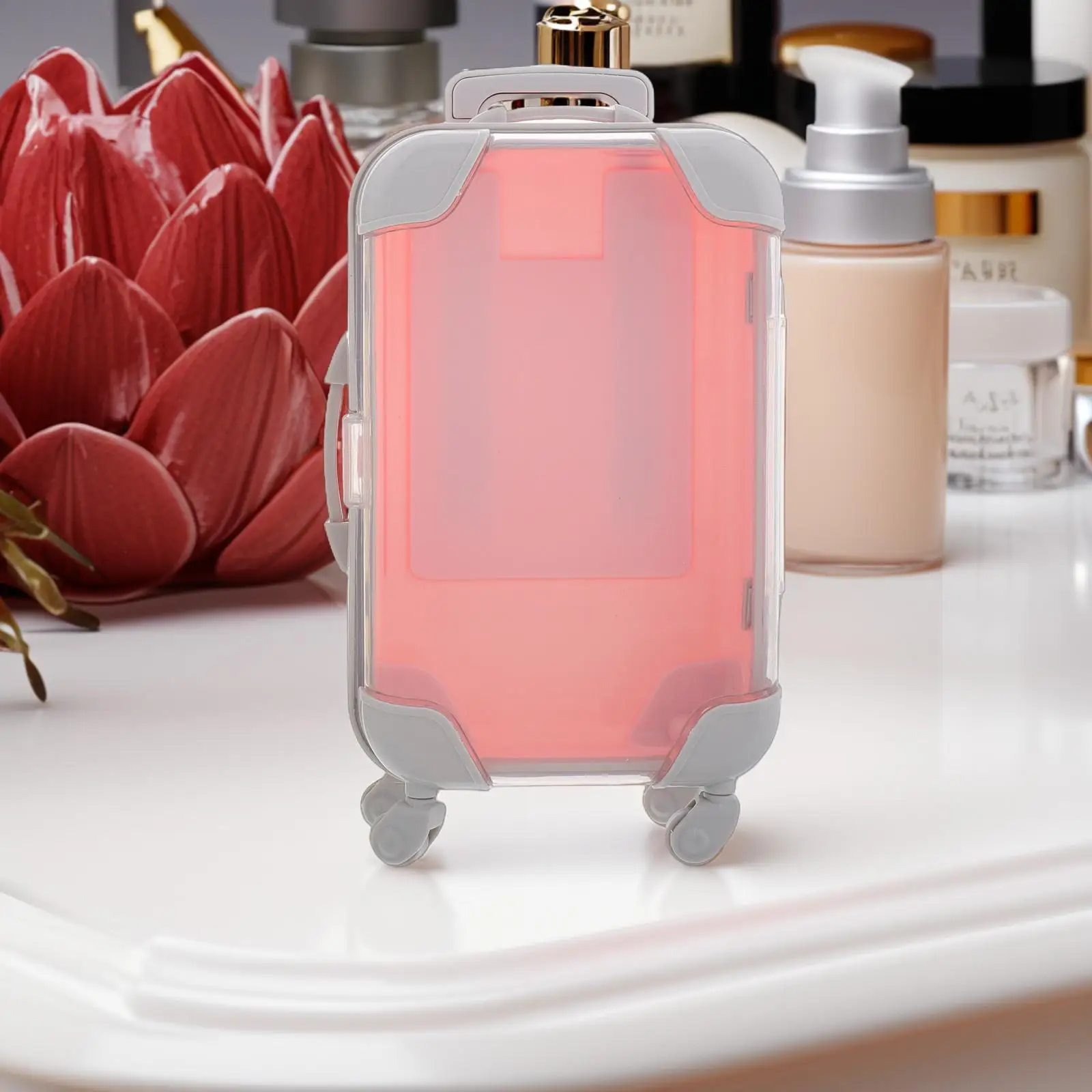 Caixa de armazenamento vazia para cílios, recipiente de plástico para embalagem, 2 peças, mala de cílios postiços, acessórios de viagem, mini organizador