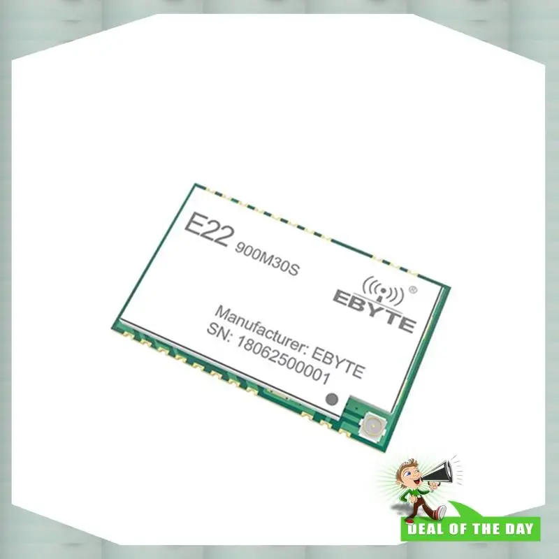 Pengiriman 24 Jam EBYTE Presisi Tinggi 32Mhz SX1262 Modul Lora E22-900M30S TCXO 850-930Mhz 30Dbm 12Km Antarmuka SPI Daya Rendah