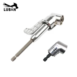 105 Degree Angle Screwdriver Set Holder Adapter Adjustable Bits Nozzles Angle Screw Driver Tool 1/4