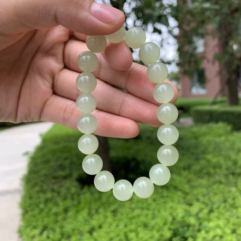 

Натуральный нефрит Хэтянь Цинхай, материал, карта 10, изысканный браслет