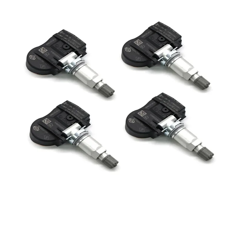 Coche 4 PCS Sensor de presión de neumáticos TPMS 407000435 R 433MHz Para Renault Fluence, Para Laguna, Para Latitude, Para Megane, Para Scenic