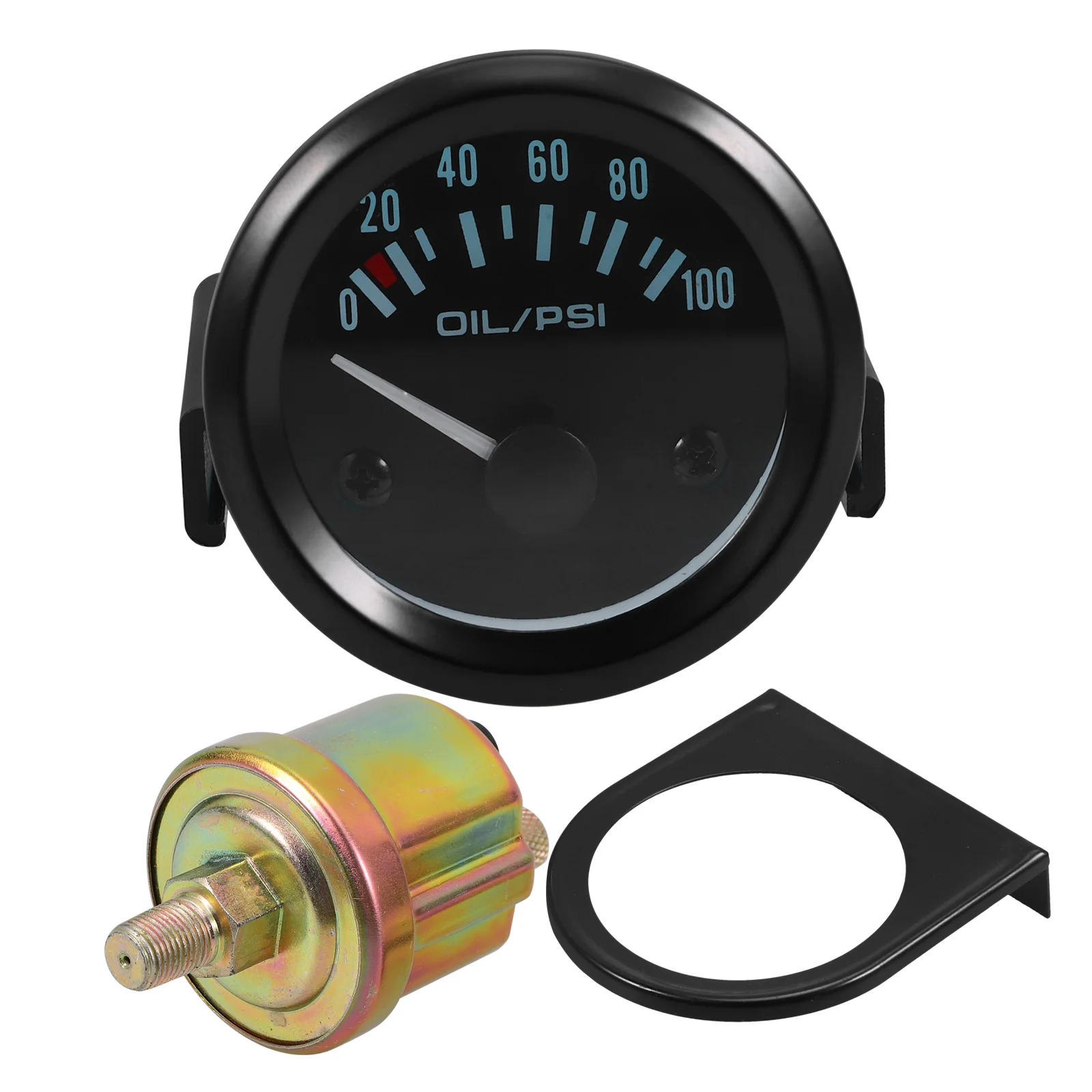 

1Set Mechanical Oil Pressure Gauge 12V Automotive Universal Accurate Oil Monitoring Upgrade