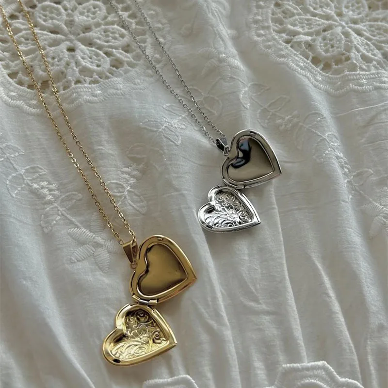 coquette photo frame necklace fairycore Jewelry woman y2k ottagecore