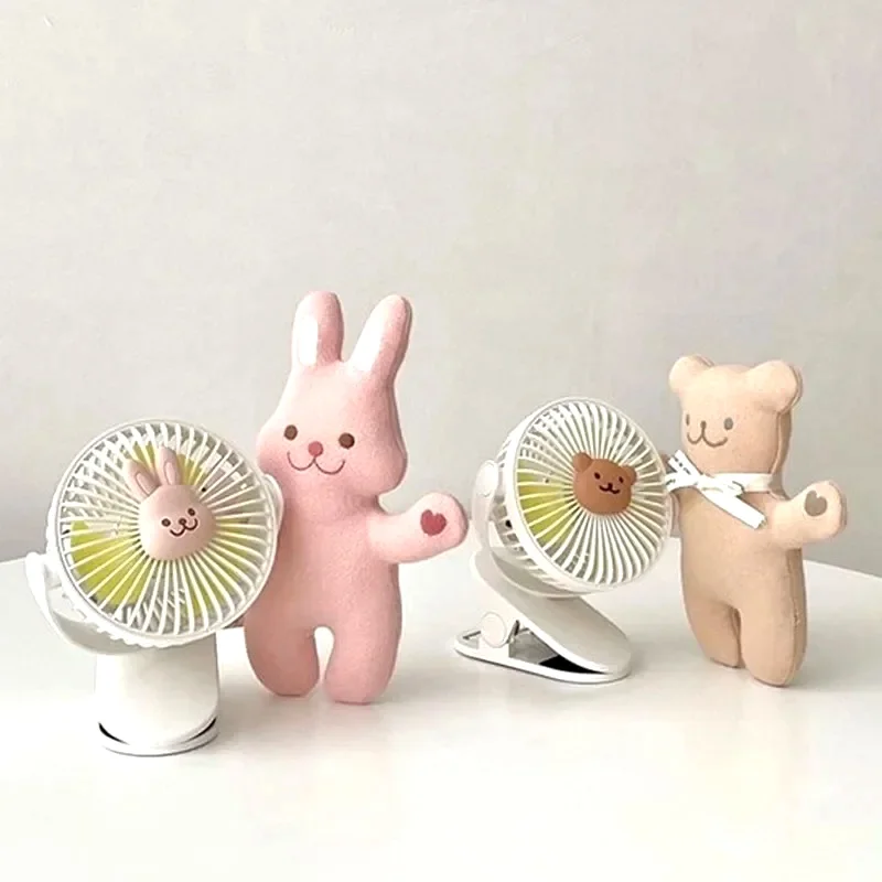 Fan for Cart Stroller Fans Portable Outdoor Fan Clip on For Baby USB Rechargeable Handheld Clip Electric Fan for Home 3 Speeds