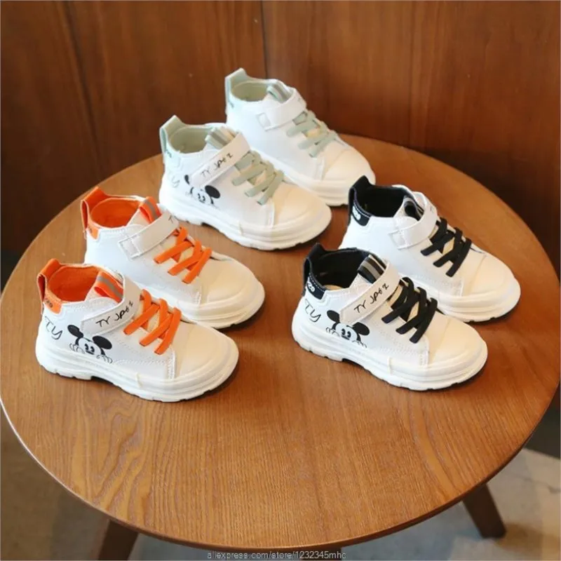 Bambini Casual cartoon Shoes ragazzi Girl Sneakers primavera bambini scarpe sportive New Baby Kid Sneakers ragazzi traspirante Soft Running