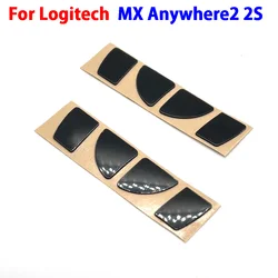 Hot sale 1-10set Mouse Feet Skates Pads For Logitech MX Anywhere2 2S wireless Mouse White Black Anti skid sticker Connector