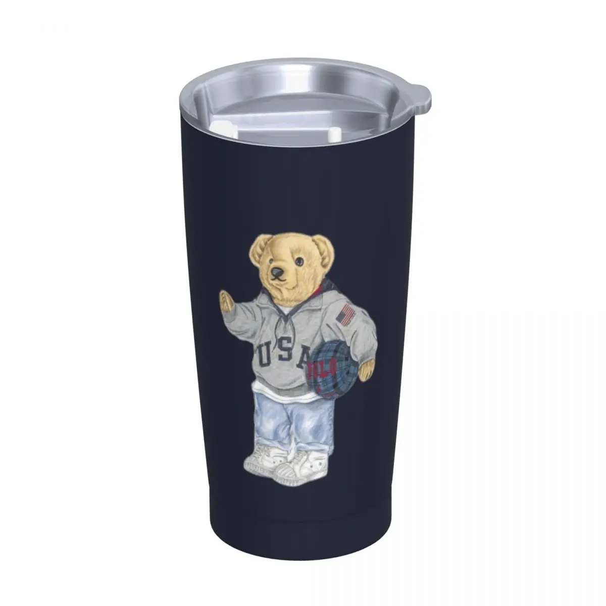 Ralph Bear 20oz Cup Large Capacity Car Mug Leak-proof Juice Coffee Cup Food Grade