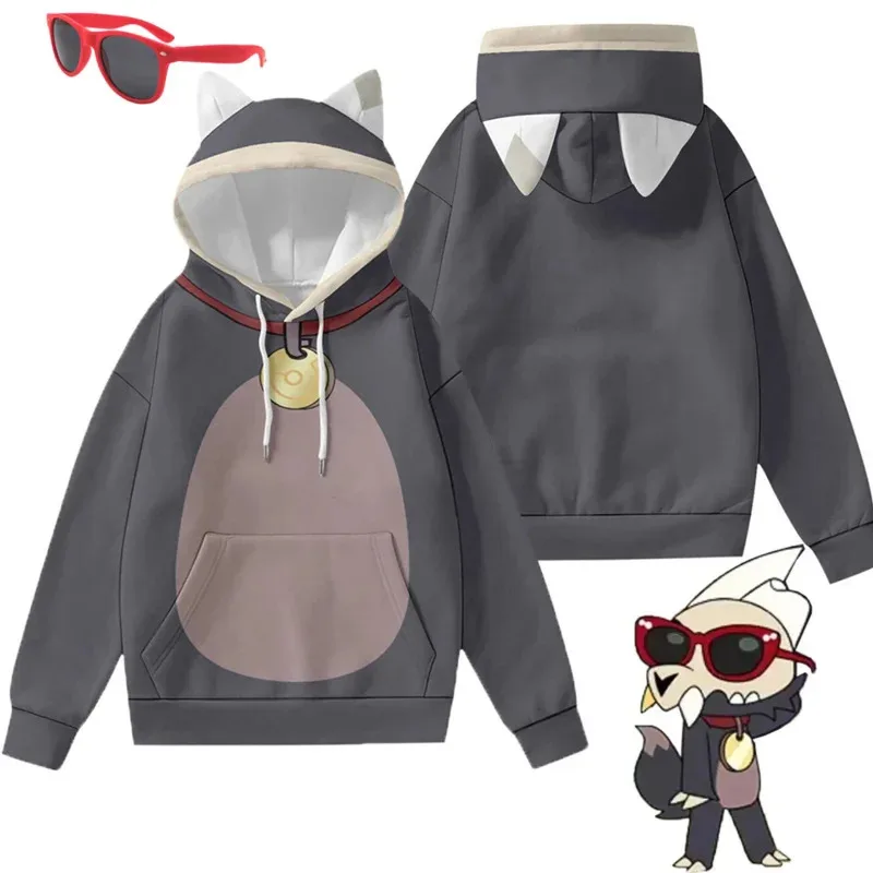 The Owl Cosplay House Luz Zip Up Baseball Jacket Coat Hat Trousers Suits for Unisex Adult Kids Costume Hoodie Sweatshirt