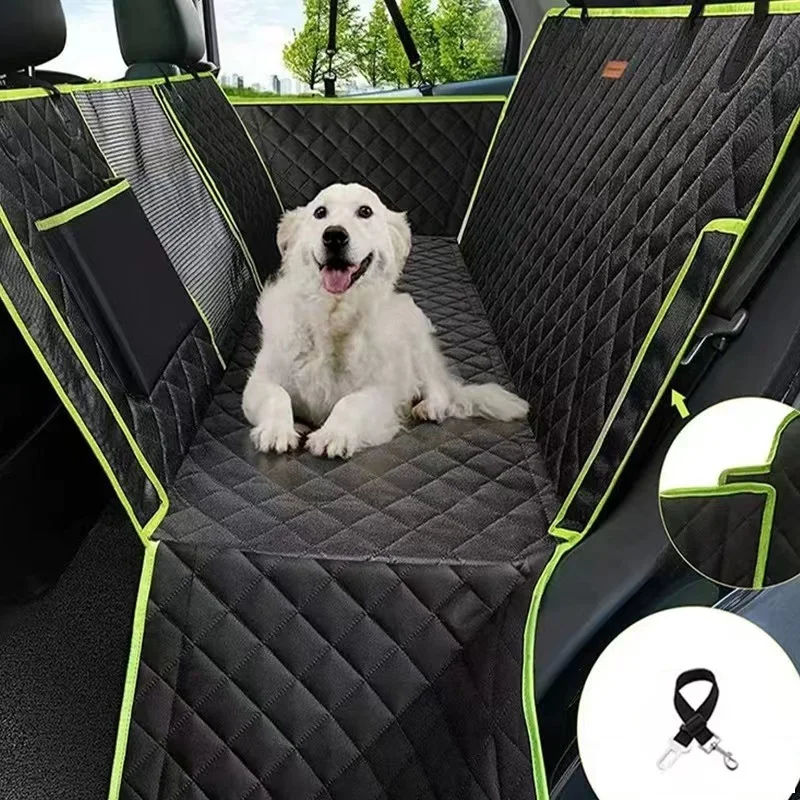 Dog Car Seat Covers Rear Seat Back Waterproof Carrier Hammock Protector Pet Safety Scratchproof Nonslip Dogs Mat For Trucks SUV