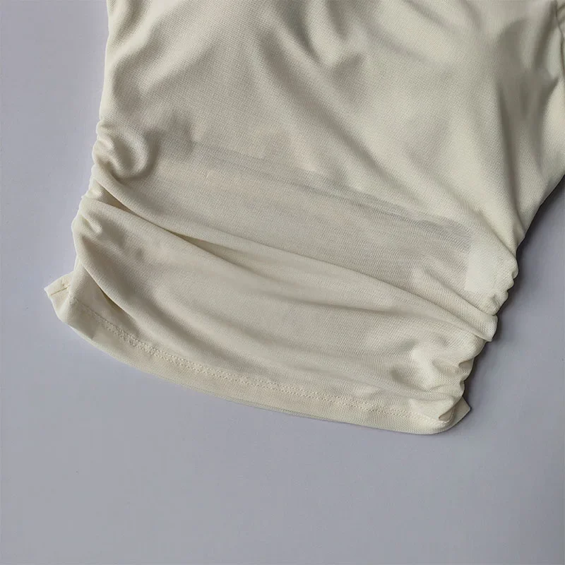 فستان يوجا صيفي جديد مكون من قطعتين، وسادة صدر ثابتة، شبكة رياضية بأكمام قصيرة، ملابس رياضية للجري واللياقة البدنية #5