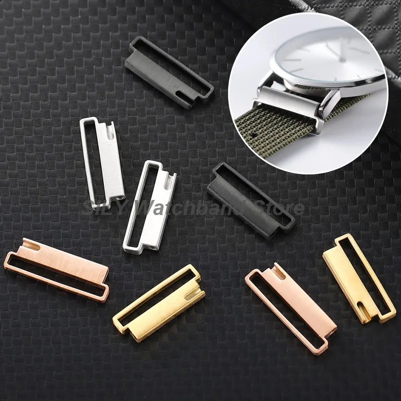 2pcs Stainless Steel Connector Quick Release Metal Adapter WatchBand Connector 20mm to 22mm 22mm to 24mm Watch Adapter Accessory