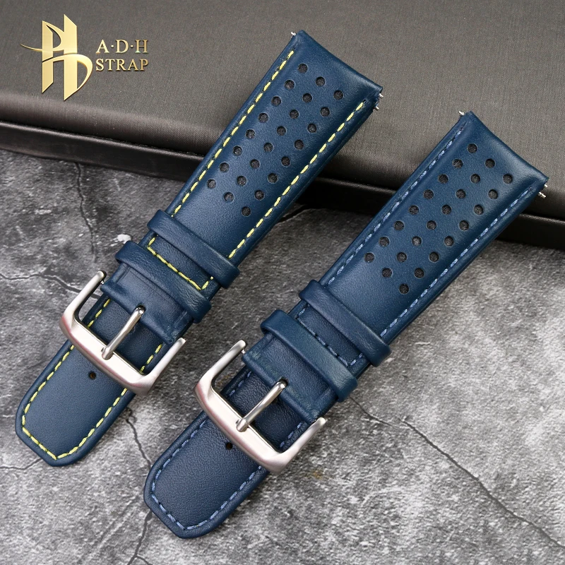 Для Citizen Blue Angel Eco-Drive AT8020 JY8078 Eagle In The Air мужской ремень из натуральной воловьей кожи 22 мм 23 мм Arc