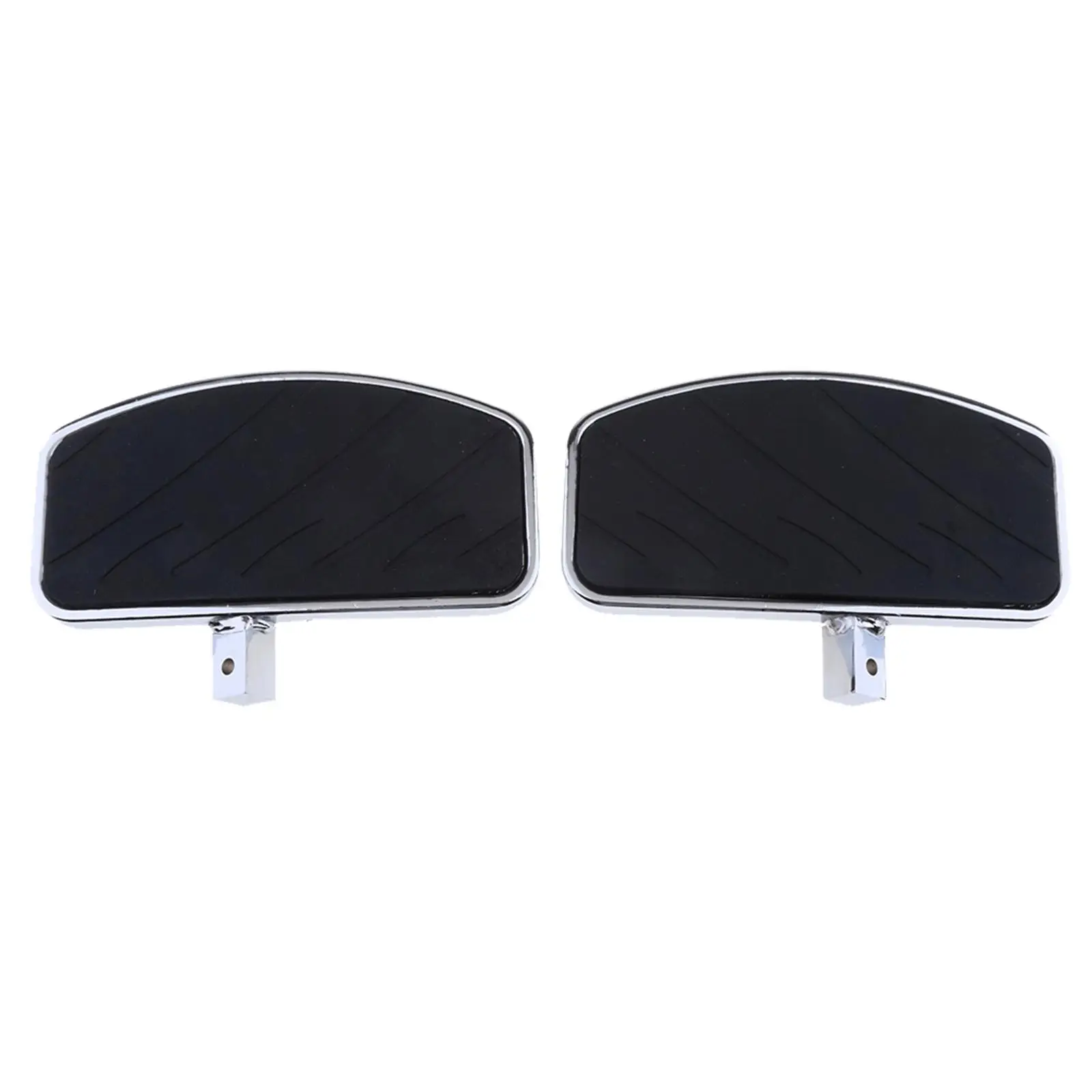 Front Floorboards Durable Rubber Metal Footrest Replacement for Honda VF250 VF750 1994-2013