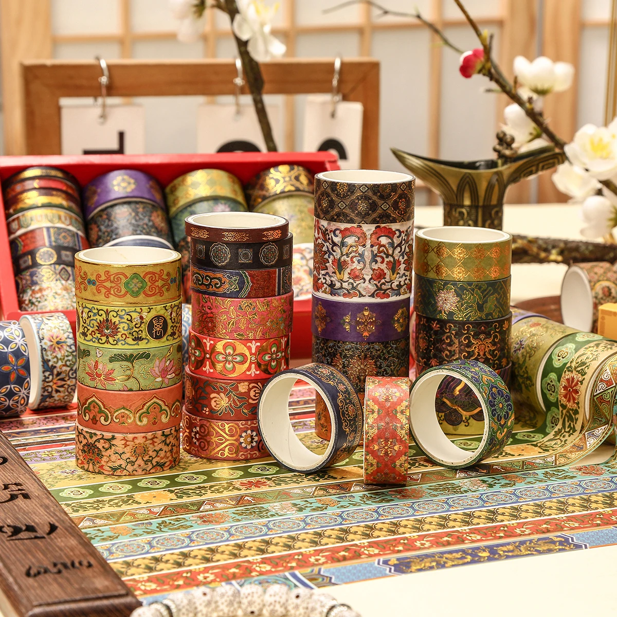 Ruban Washi Style Chinois 20 R - Washi Tape Set avis et prix