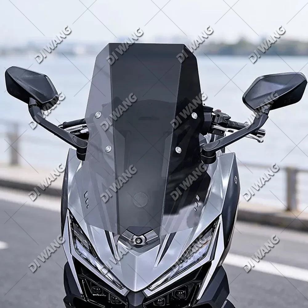 For SYM JEPARDO 300 Motorcycle Straight‑Line Racing Windscreen Replace Angled‑Line OEM Wind Deflector Mod Parts
