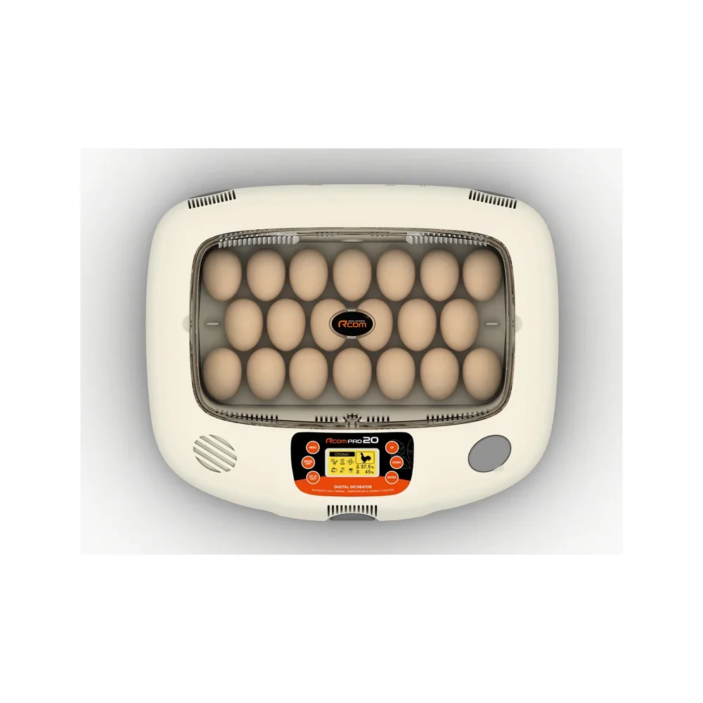 Artificial Intelligence Included Egg Tray Incubators Hatching Eggs Rcom PRO 20