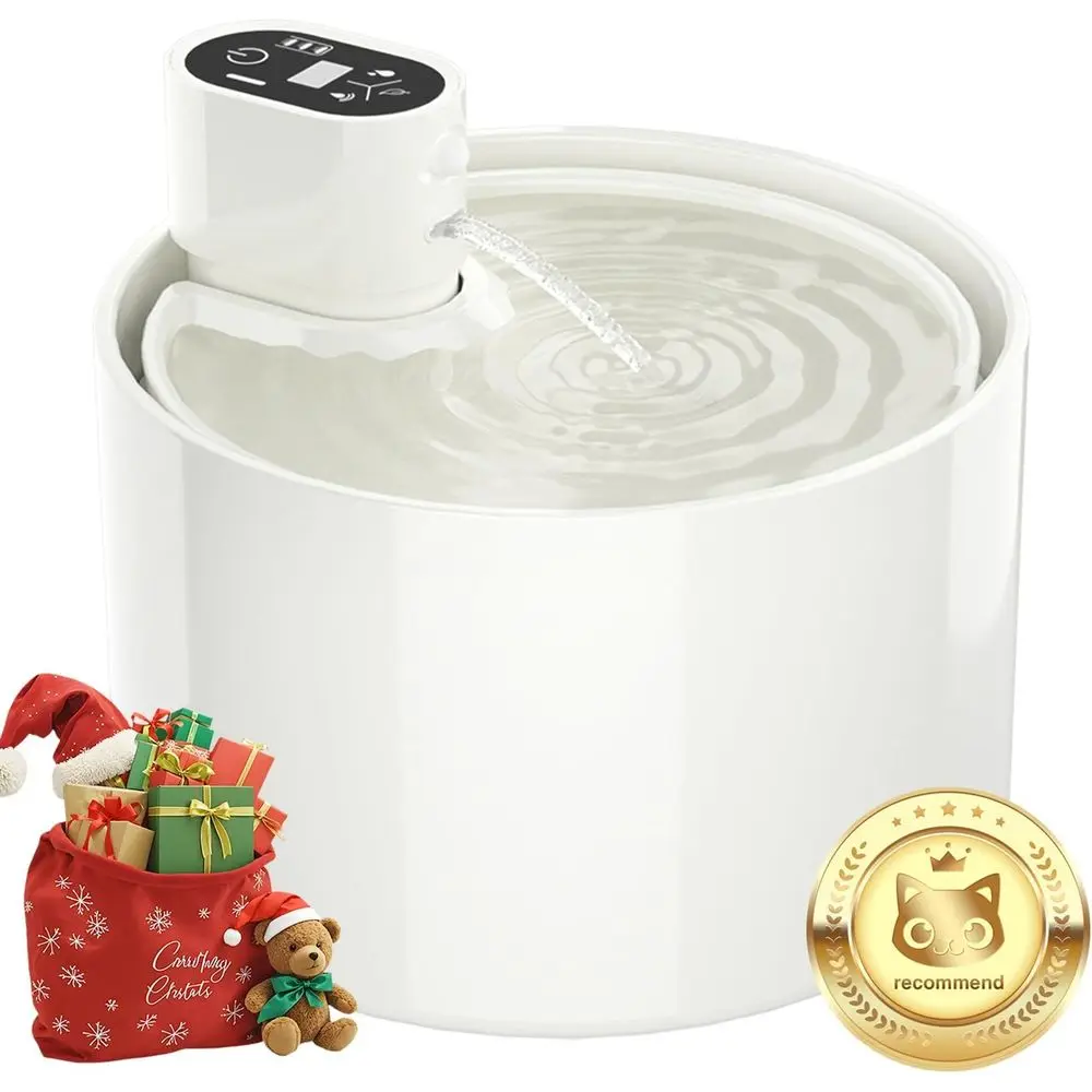 

Battery Operated 78oz/2.3L Water Fountain with Motion Sensor for Pets