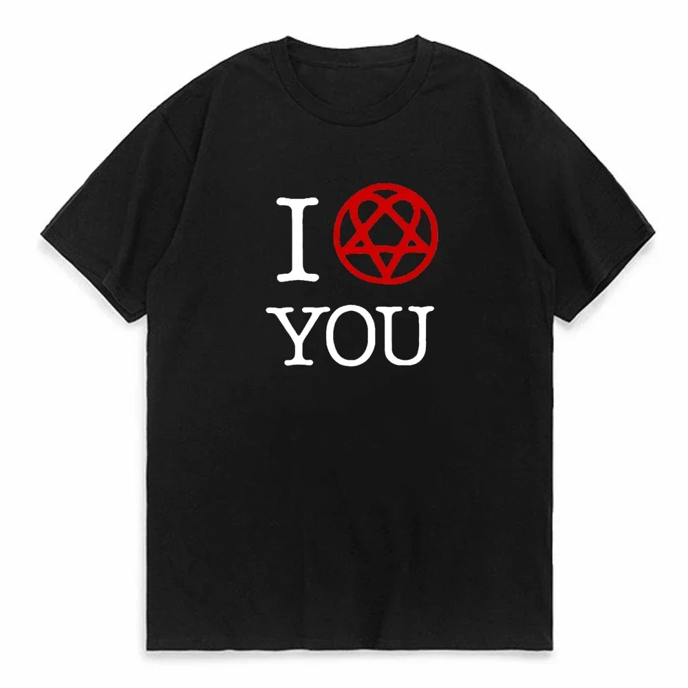 Ken Carson I Love You Destroy Lonely Heartagram Opium Graphic Print Tee Shirt Men Women Casual Cotton Short Sleeve T-Shirts