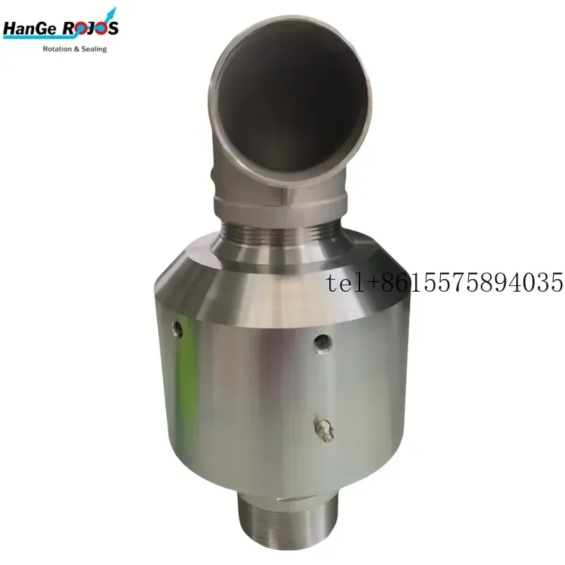 hot D190-G3 High Temperature Water Rotary Joint Stainless Steel Swivels with 3 in NPT Thread 10 Bar Pressure Custom